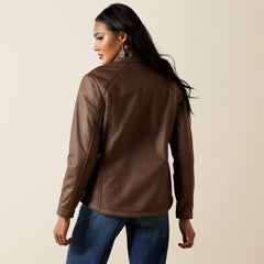 Women|Trends Ariat Logo Softshell Faux Leather Jacket | Ariat us