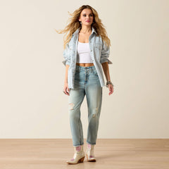 Women Denim Shirt Jacket | Ariat on sale