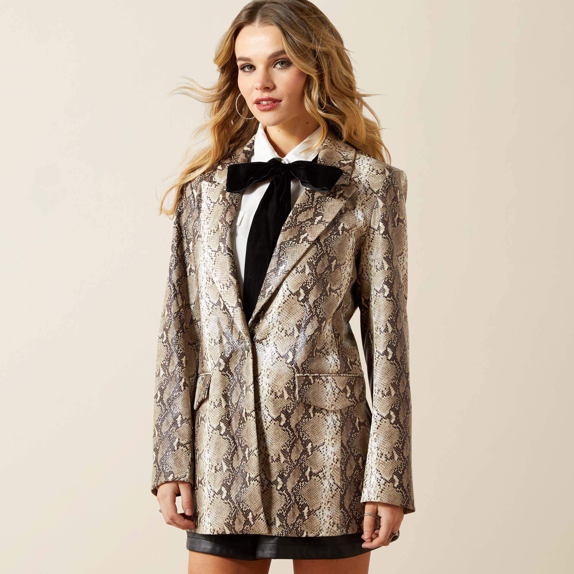 Women Snakeskin Blazer | Ariat