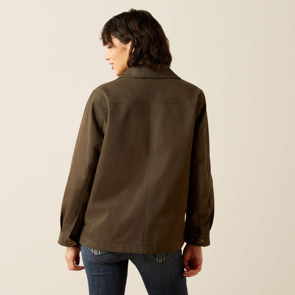 Women Western Canvas Chore Jacket | Ariat for sale