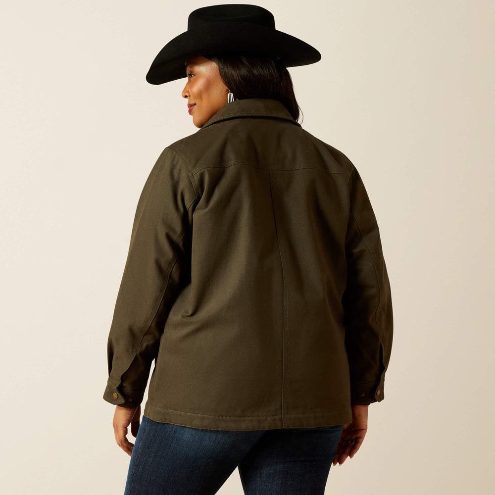 Women Western Canvas Chore Jacket | Ariat for sale