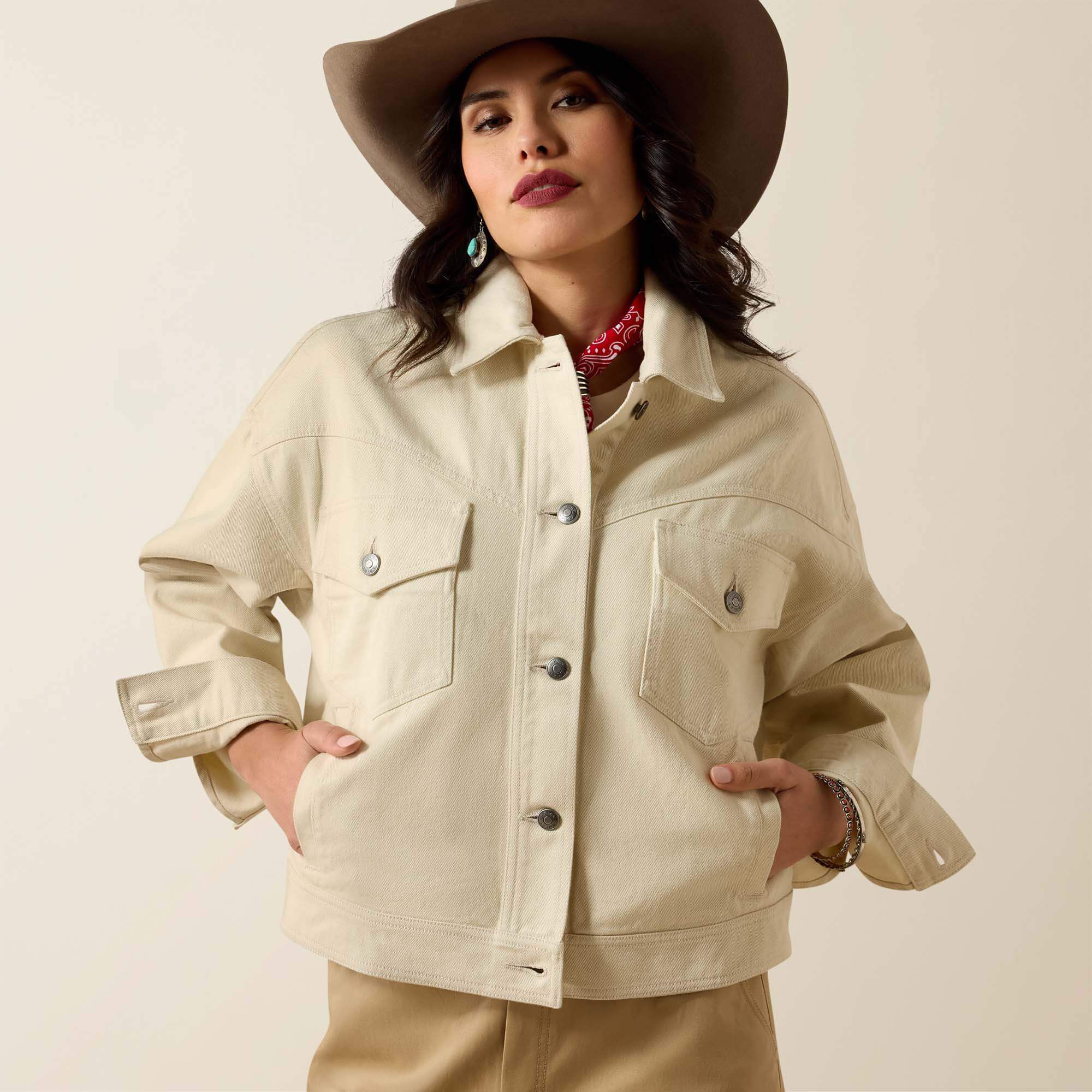 Women Solar Cotton Twill Jacket | Ariat us