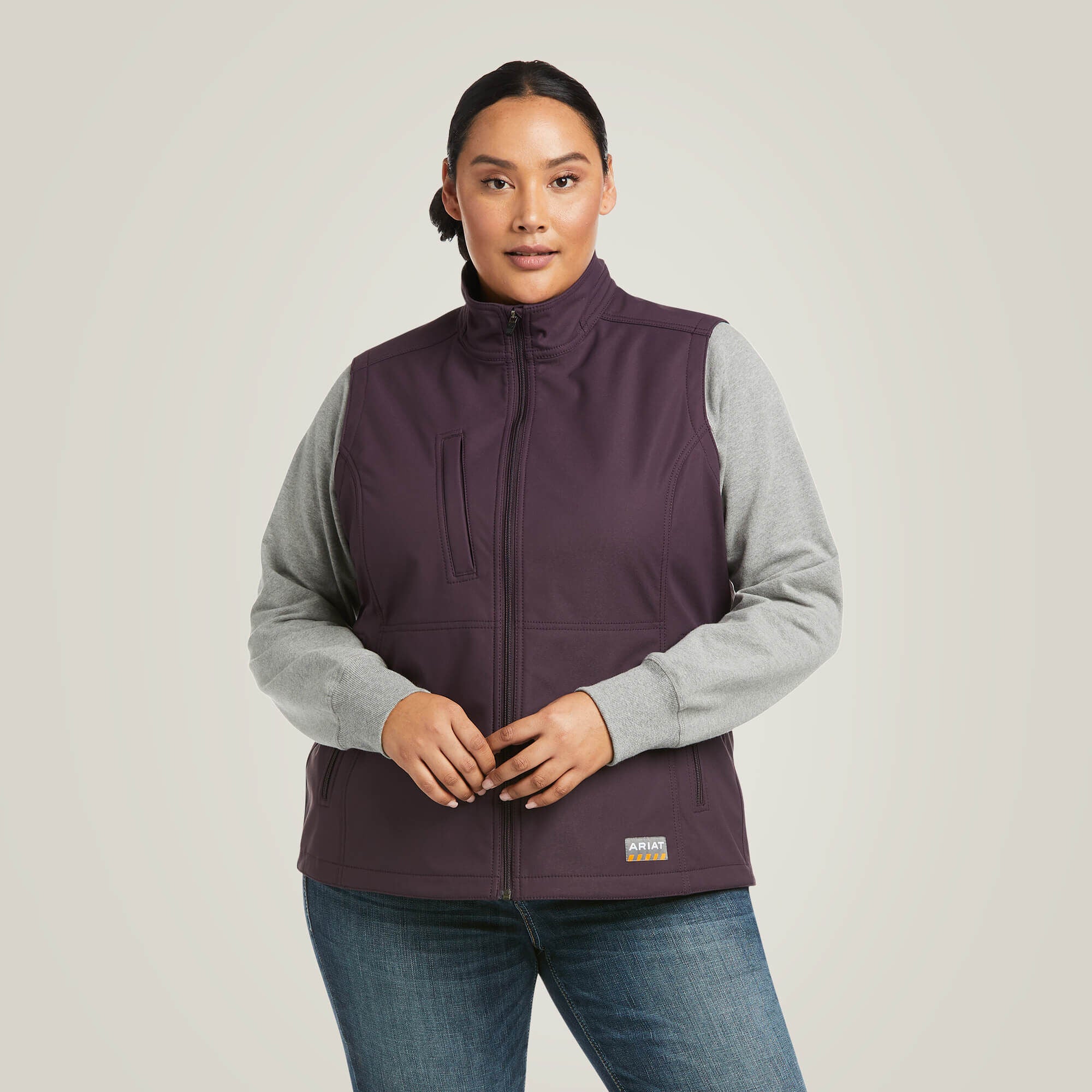 Women Rebar Stretch Canvas Softshell Vest | Ariat Online