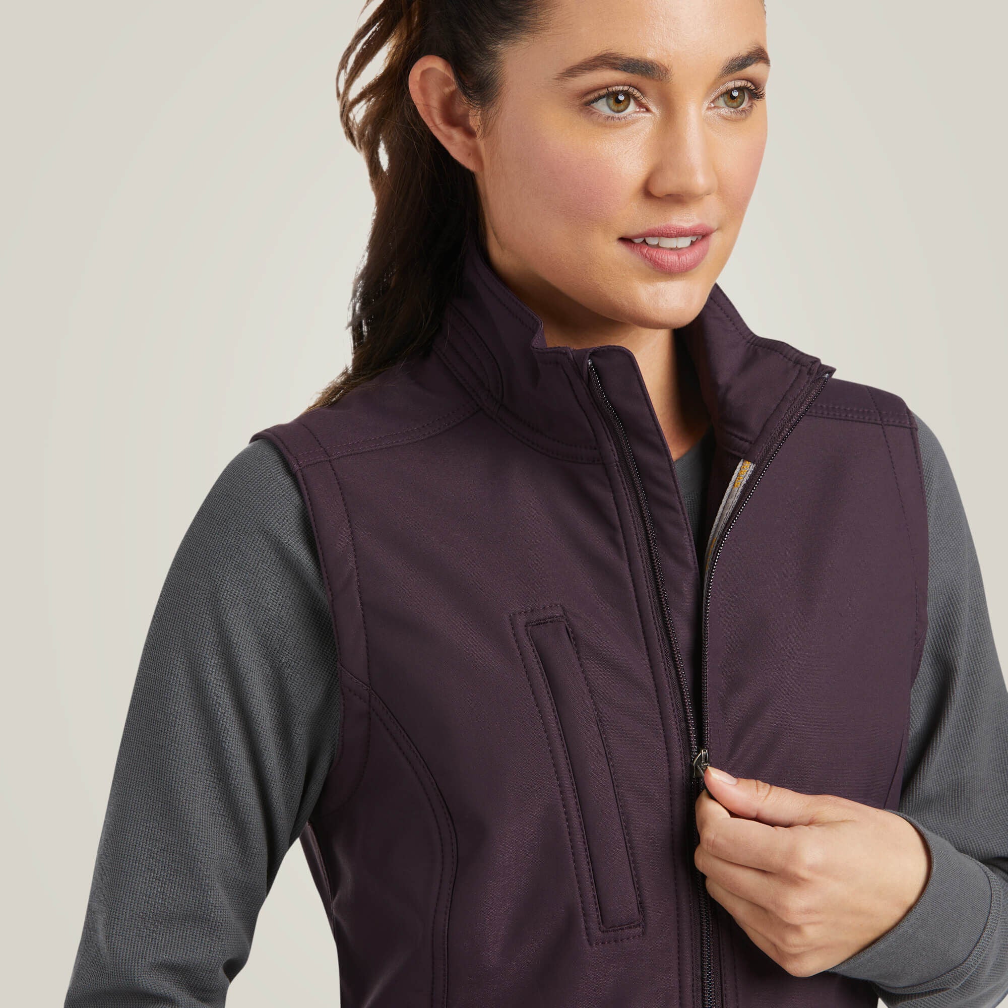 Women Rebar Stretch Canvas Softshell Vest | Ariat Online