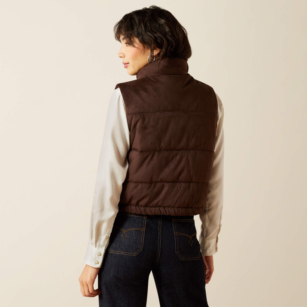 Women|Trends Swirls Faux Leather Vest | Ariat for sale