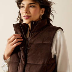 Women|Trends Swirls Faux Leather Vest | Ariat for sale