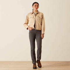 Women Rebar Cropped Woven Shirt Jacket | Ariat for sale