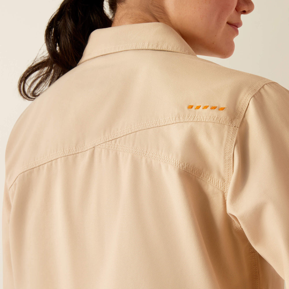 Women Rebar Cropped Woven Shirt Jacket | Ariat for sale