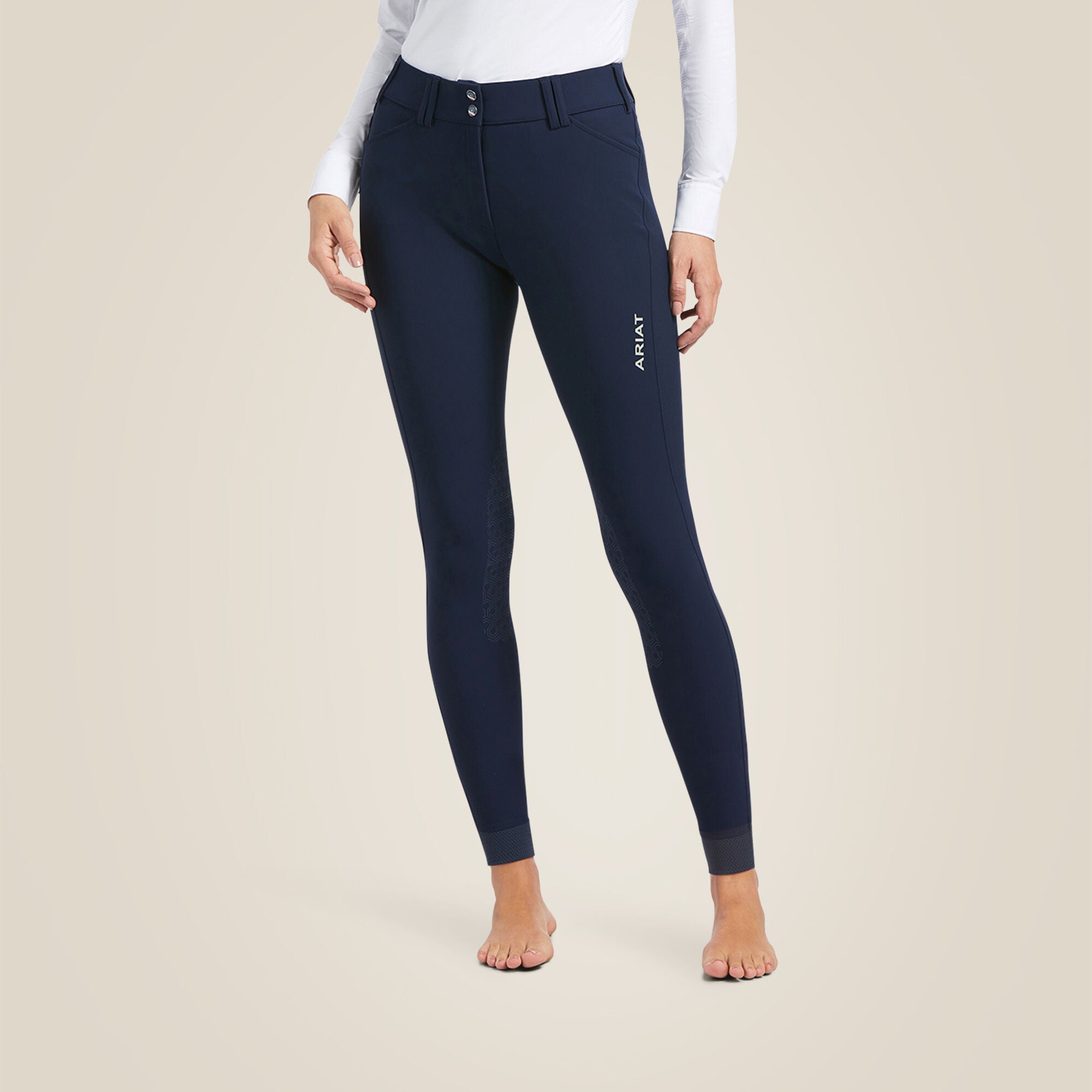 Women Tri Factor Grip Knee Patch Breech | Ariat