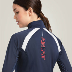 Women Sunstopper 2.0 Team 1/4 Zip Baselayer | Ariat Outlet