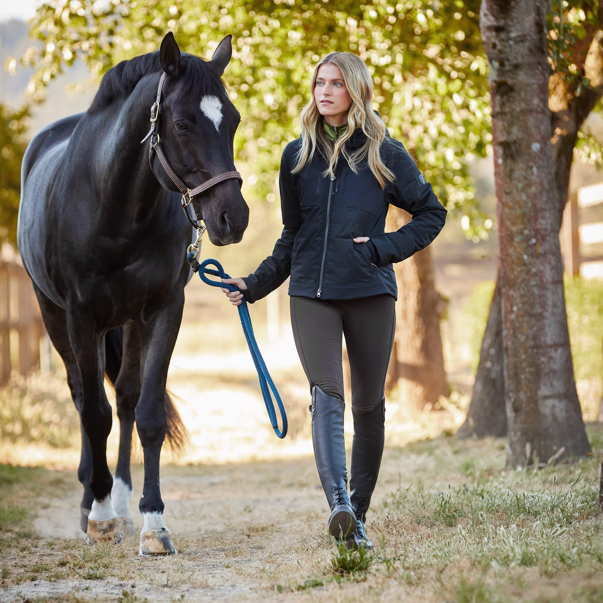 Women|Trends Tri Factor Vivacity Heat Half Grip Breech | Ariat