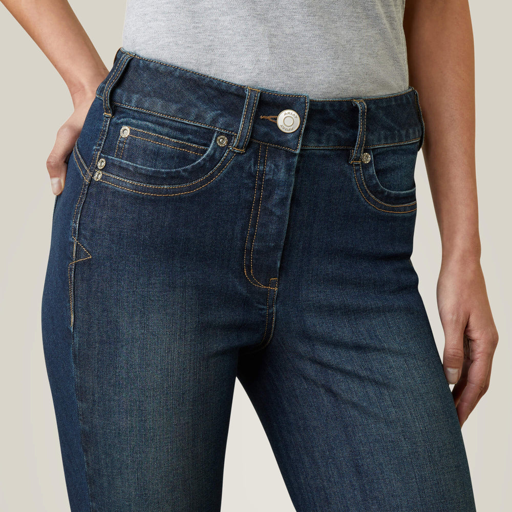 Women|Trends Halo Denim Knee Patch Breech | Ariat us