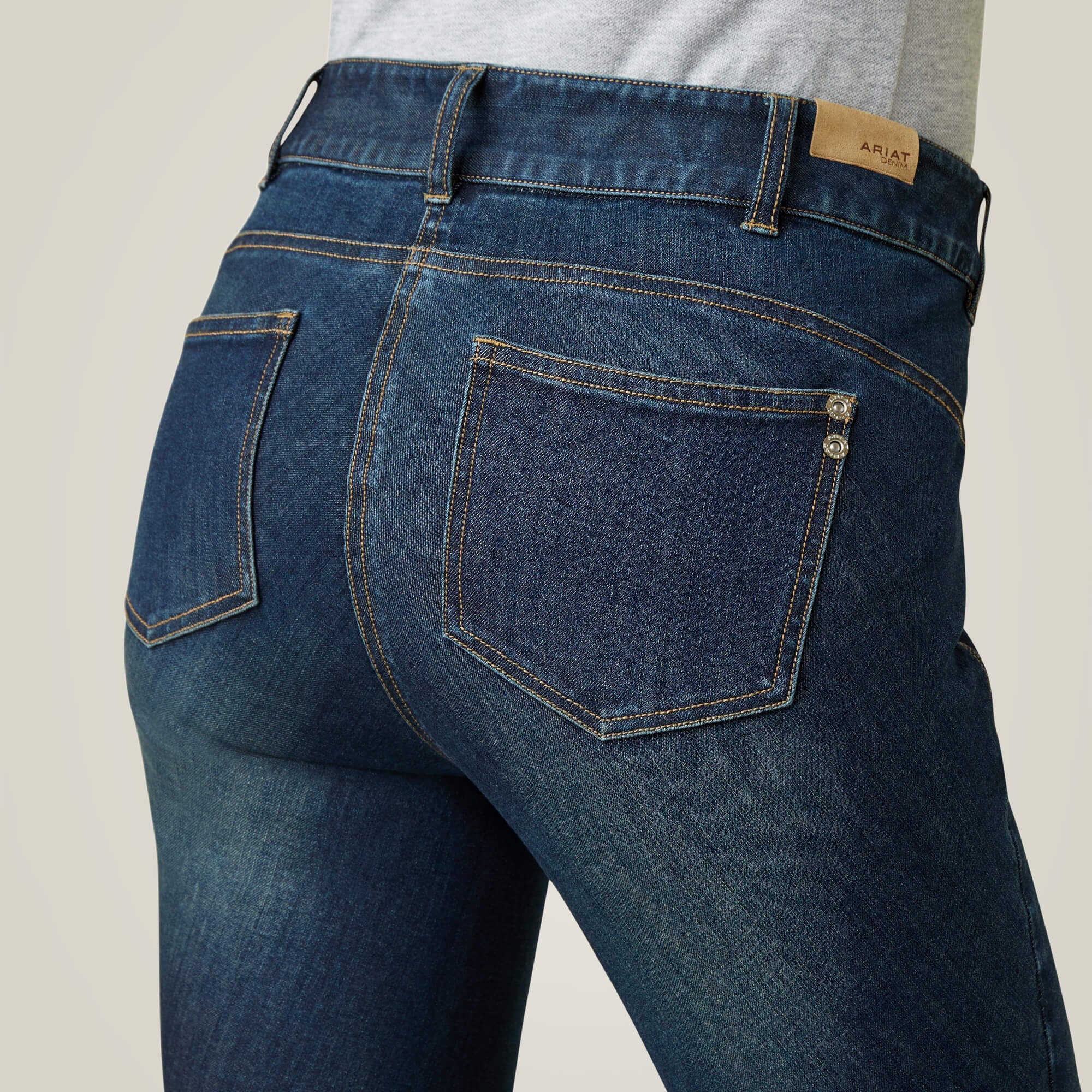 Women|Trends Halo Denim Knee Patch Breech | Ariat us