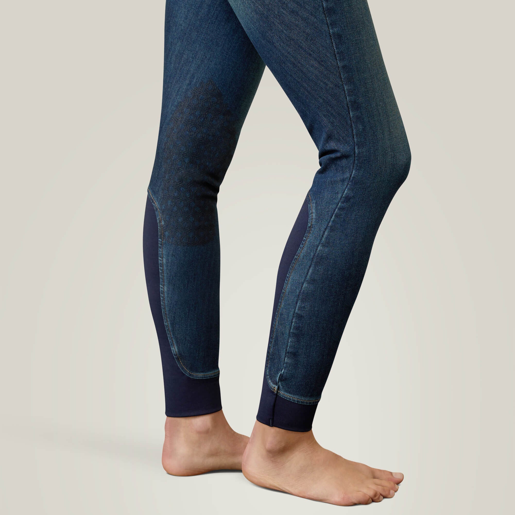 Women|Trends Halo Denim Knee Patch Breech | Ariat us