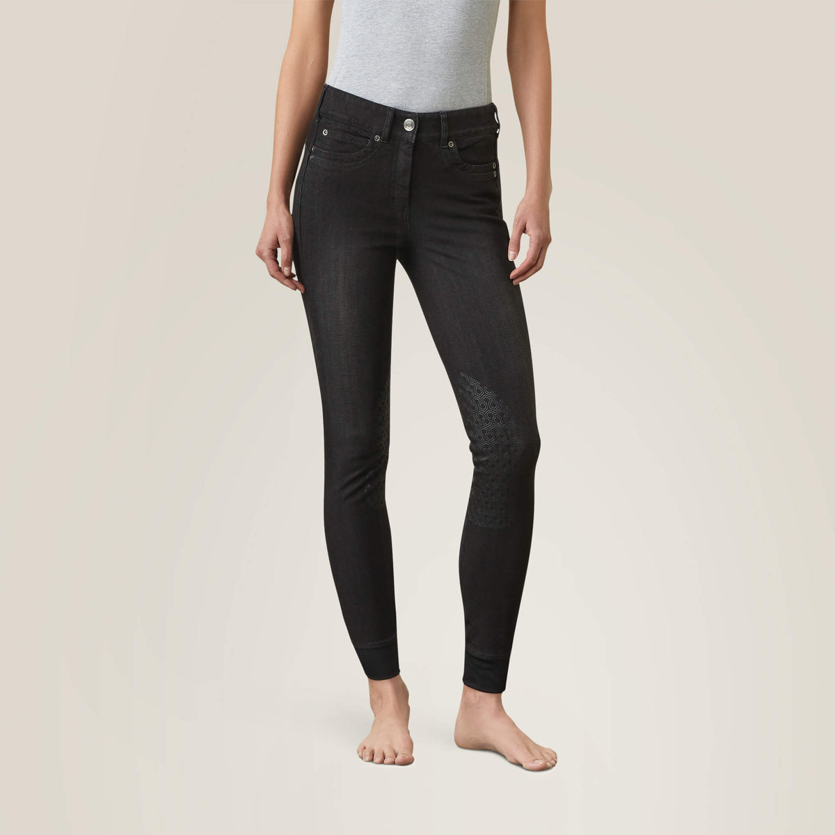 Women Halo B Denim Knee Patch Breech | Ariat Discount