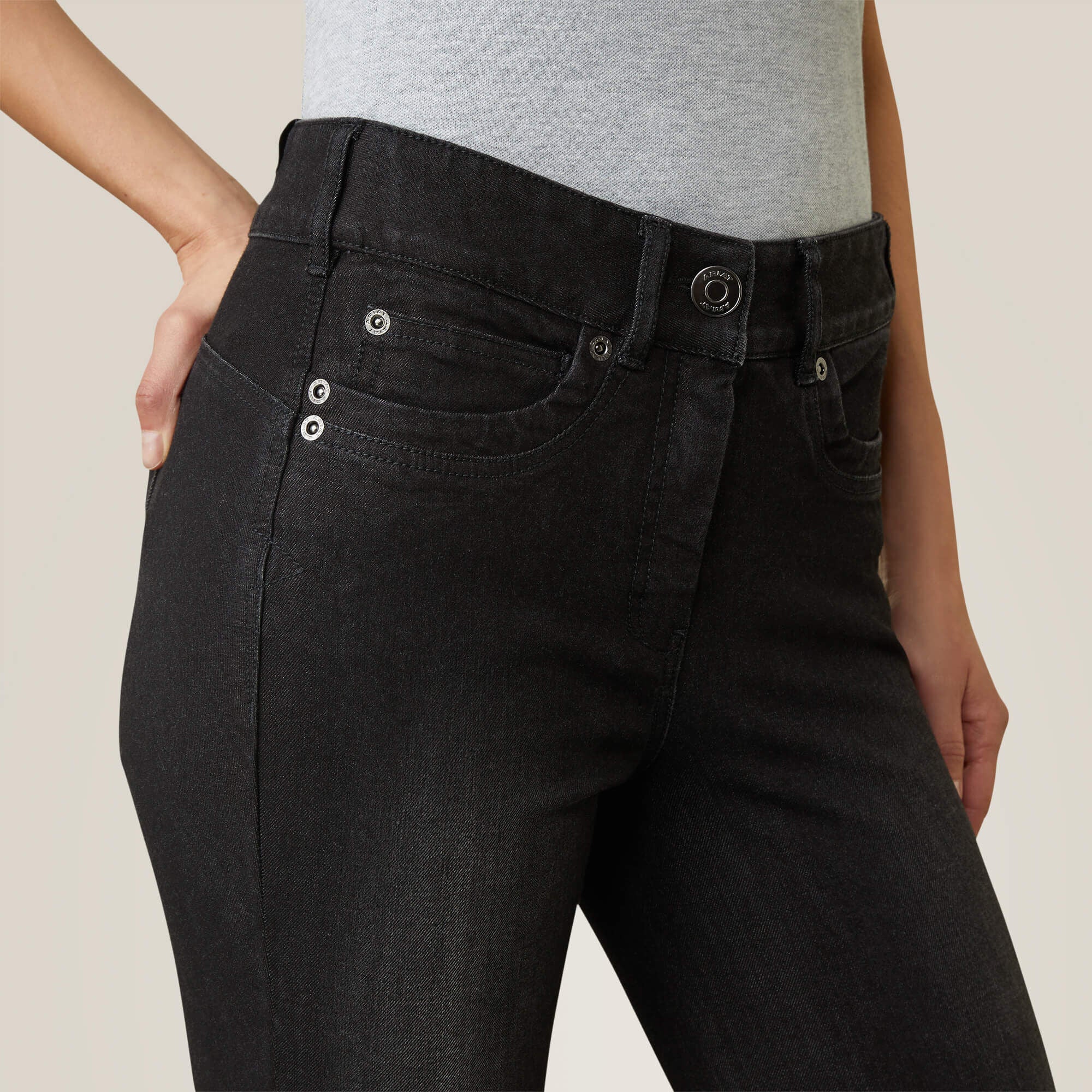 Women Halo B Denim Knee Patch Breech | Ariat Discount