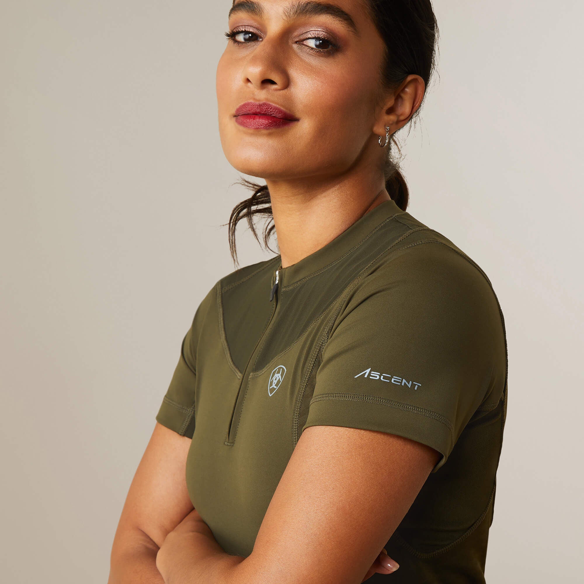Women Ascent 1/4 Zip Baselayer | Ariat Online