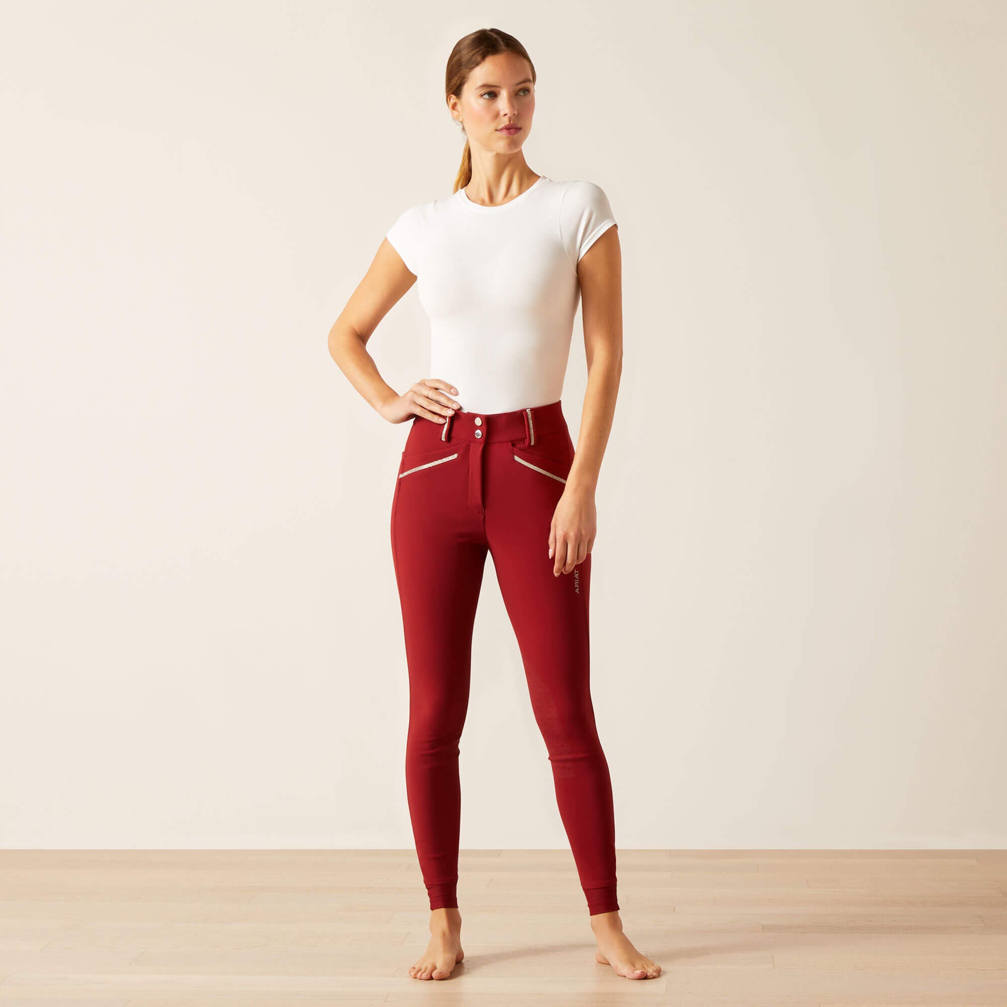Women Tri Factor Grace Knee Patch Breech | Ariat near me