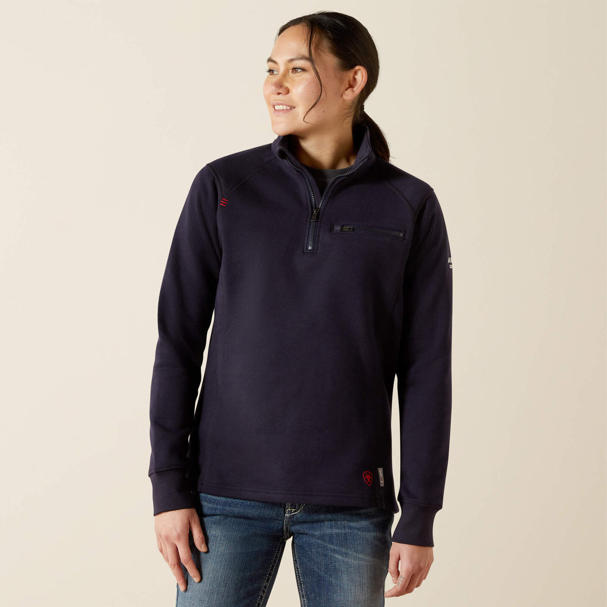Women FR Rev 1/4 Zip Top | Ariat Outlet
