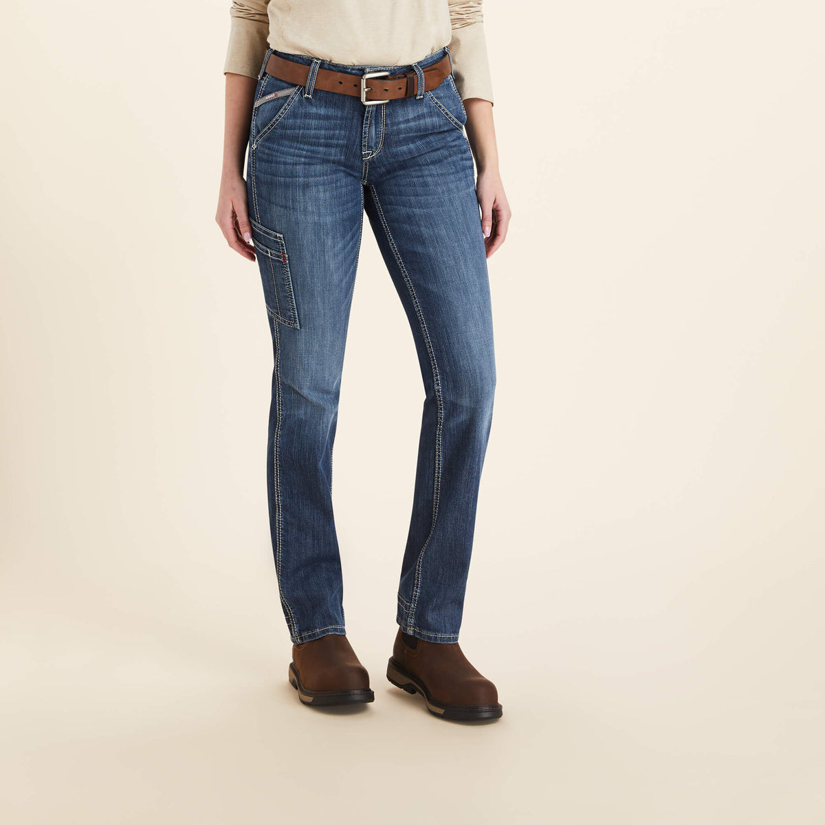 Women FR Perfect Rise DuraLight Stretch Cell Phone Pocket Straight Jean | Ariat Discount