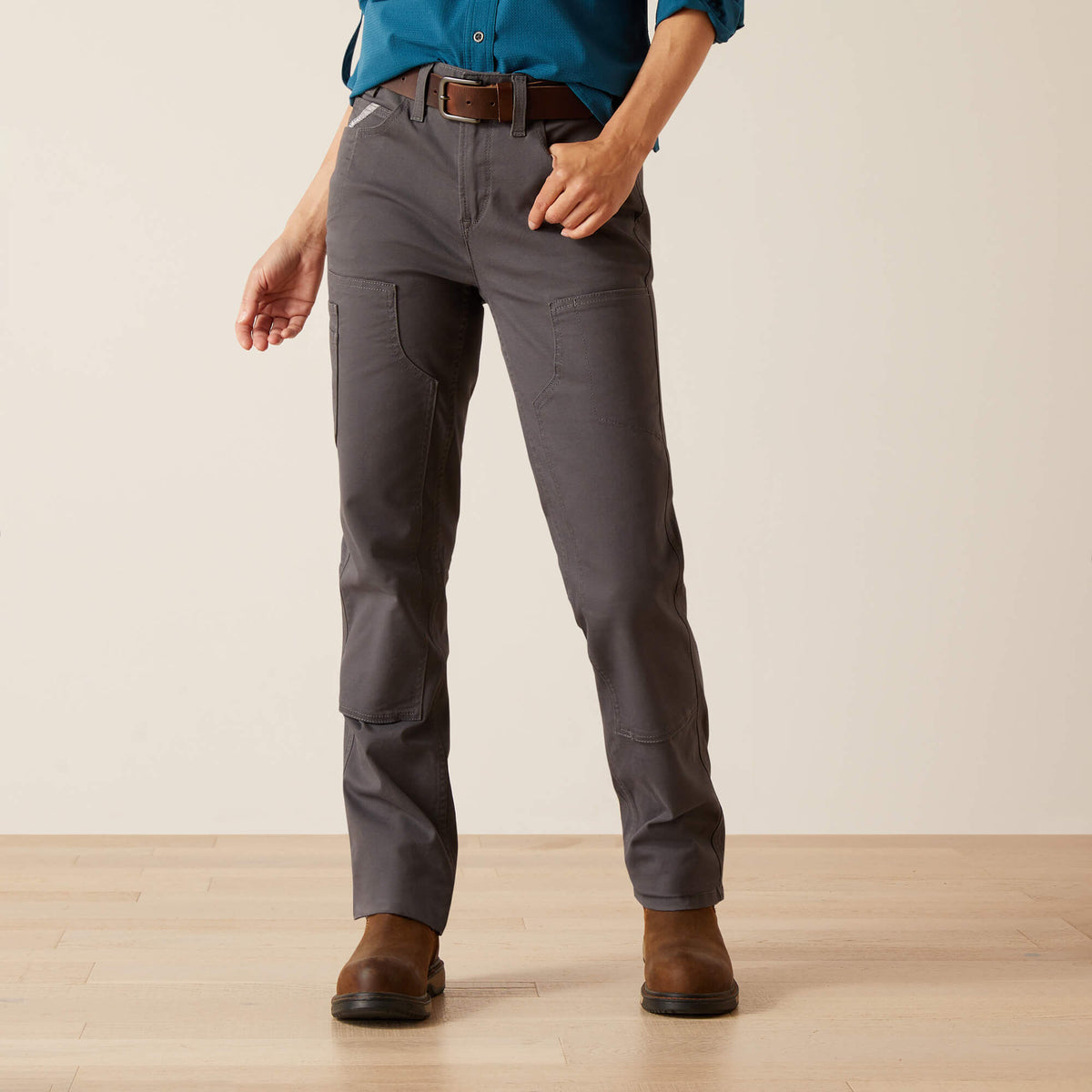 Women Rebar PR DuraStretch Made Tough Double Front Straight Pant | Ariat near me