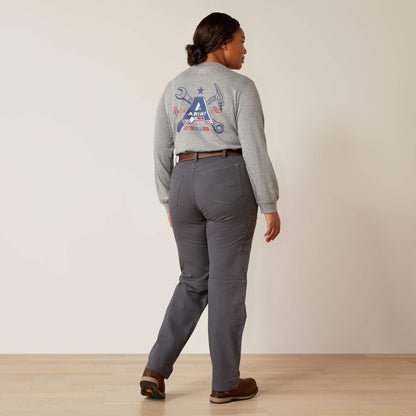 Women Rebar PR DuraStretch Made Tough Double Front Straight Pant | Ariat near me