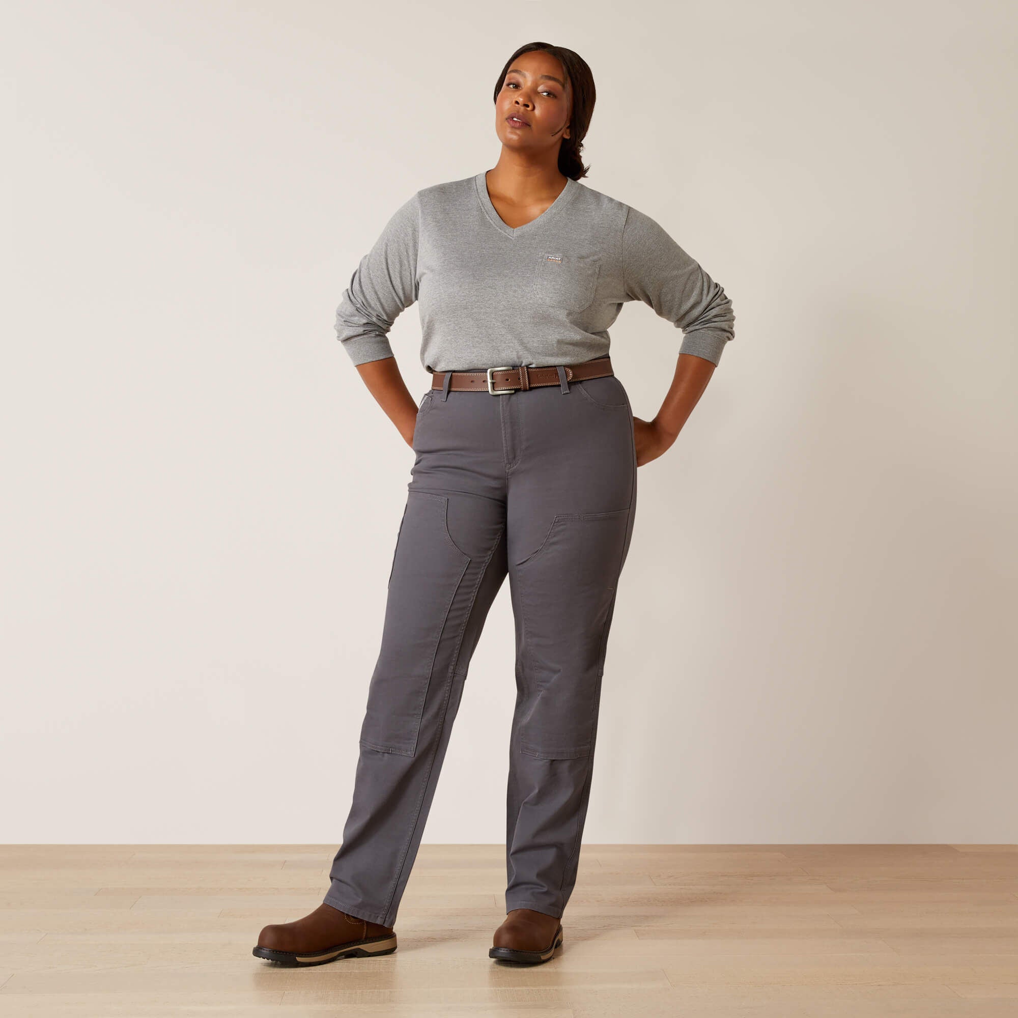 Women Rebar PR DuraStretch Made Tough Double Front Straight Pant | Ariat near me