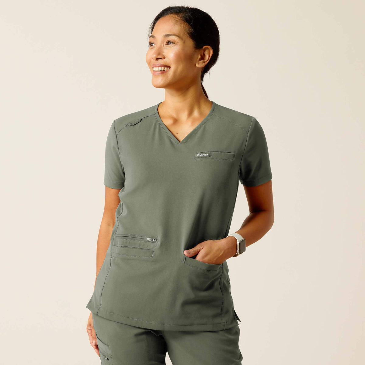 Women Clara 6 Pocket Scrub Top | Ariat on sale