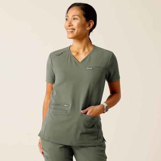 Women Clara 6 Pocket Scrub Top | Ariat on sale