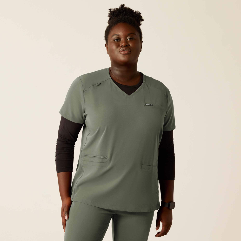 Women Clara 6 Pocket Scrub Top | Ariat on sale