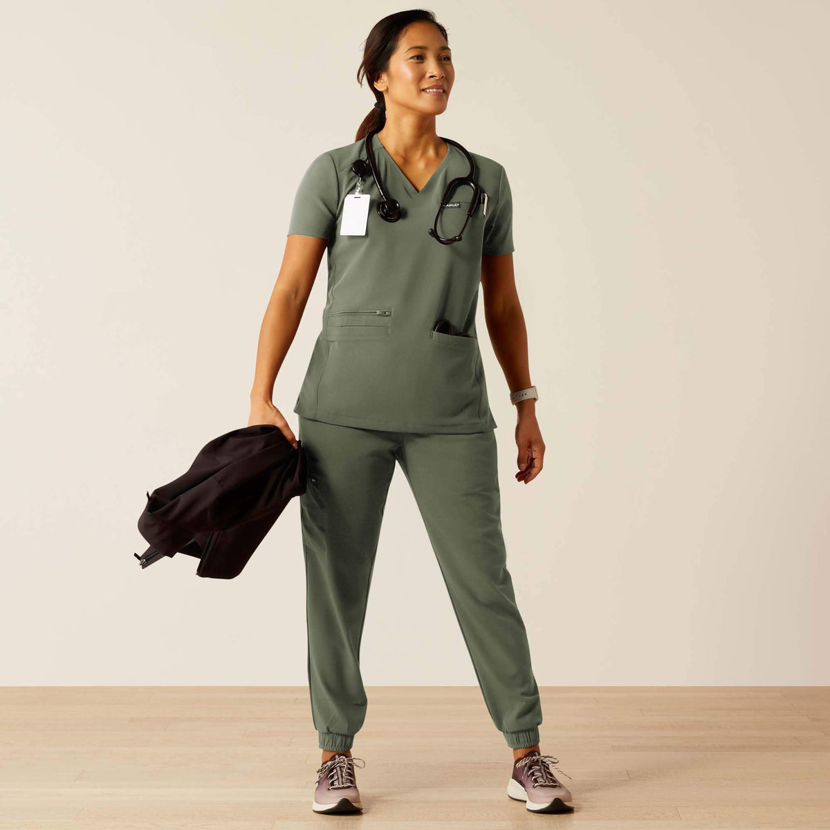 Women Clara 6 Pocket Scrub Top | Ariat on sale