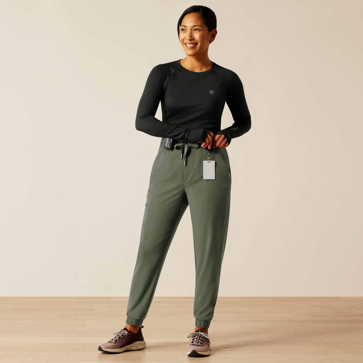 Women Blackwell Cargo Stretch Jogger Scrub Pant | Ariat