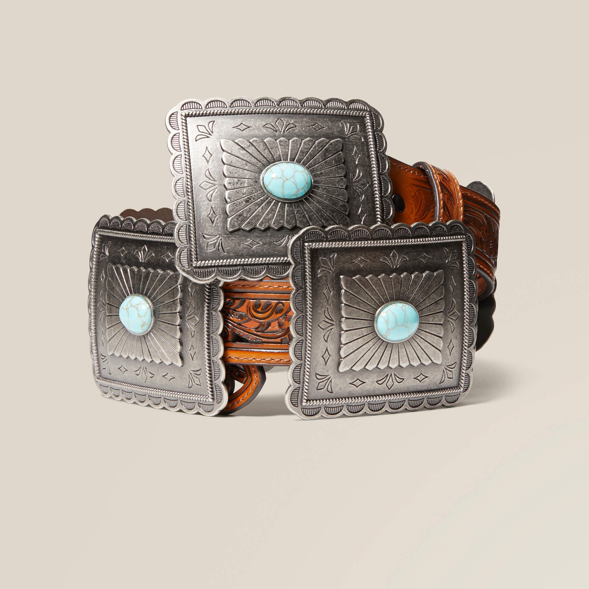 Women|Trends Turquoise Burst Concho Belt | Ariat Online
