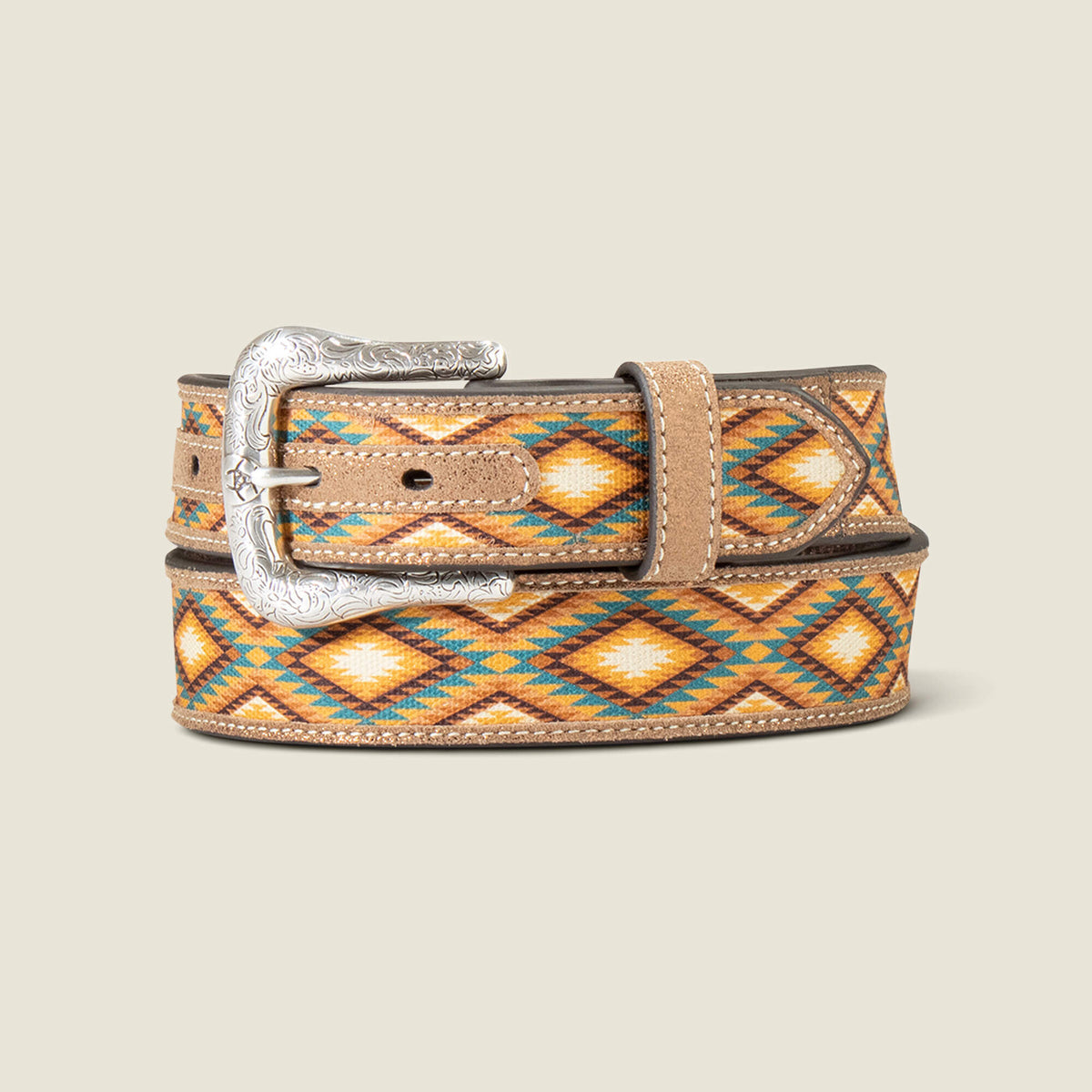 Women Geometric Pattern Belt | Ariat Discount
