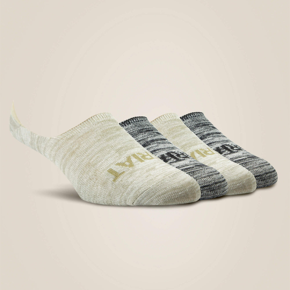 Women No Slip No Show Sock 4 Pair Multi Color Pack | Ariat us