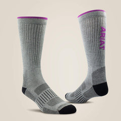 Women High Performance Crew Tek Work Sock 2 Pair Pack | Ariat on sale