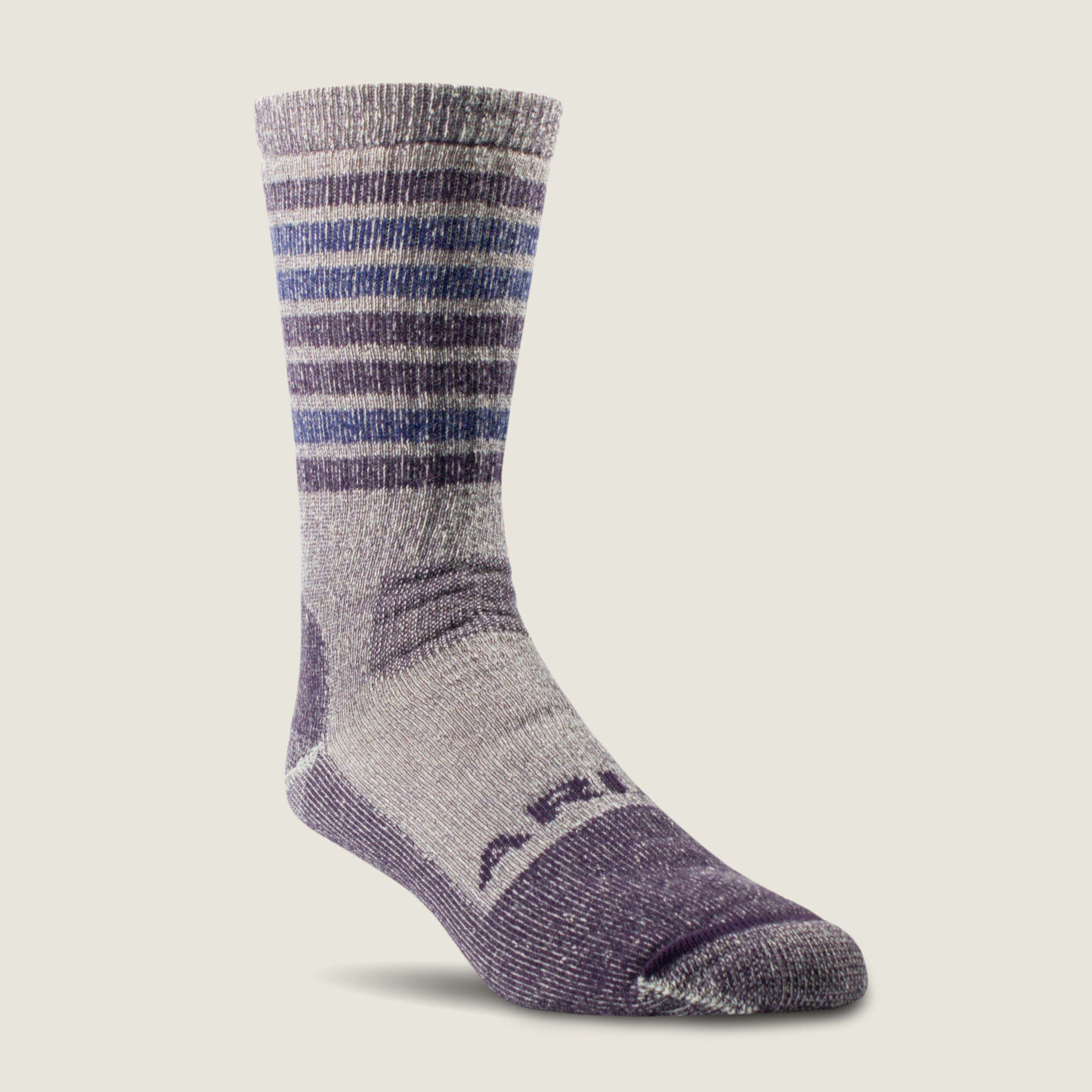 Women Midweight Merino Wool Blend Steel Toe Work Sock 2 Pair Multi Color Pack | Ariat