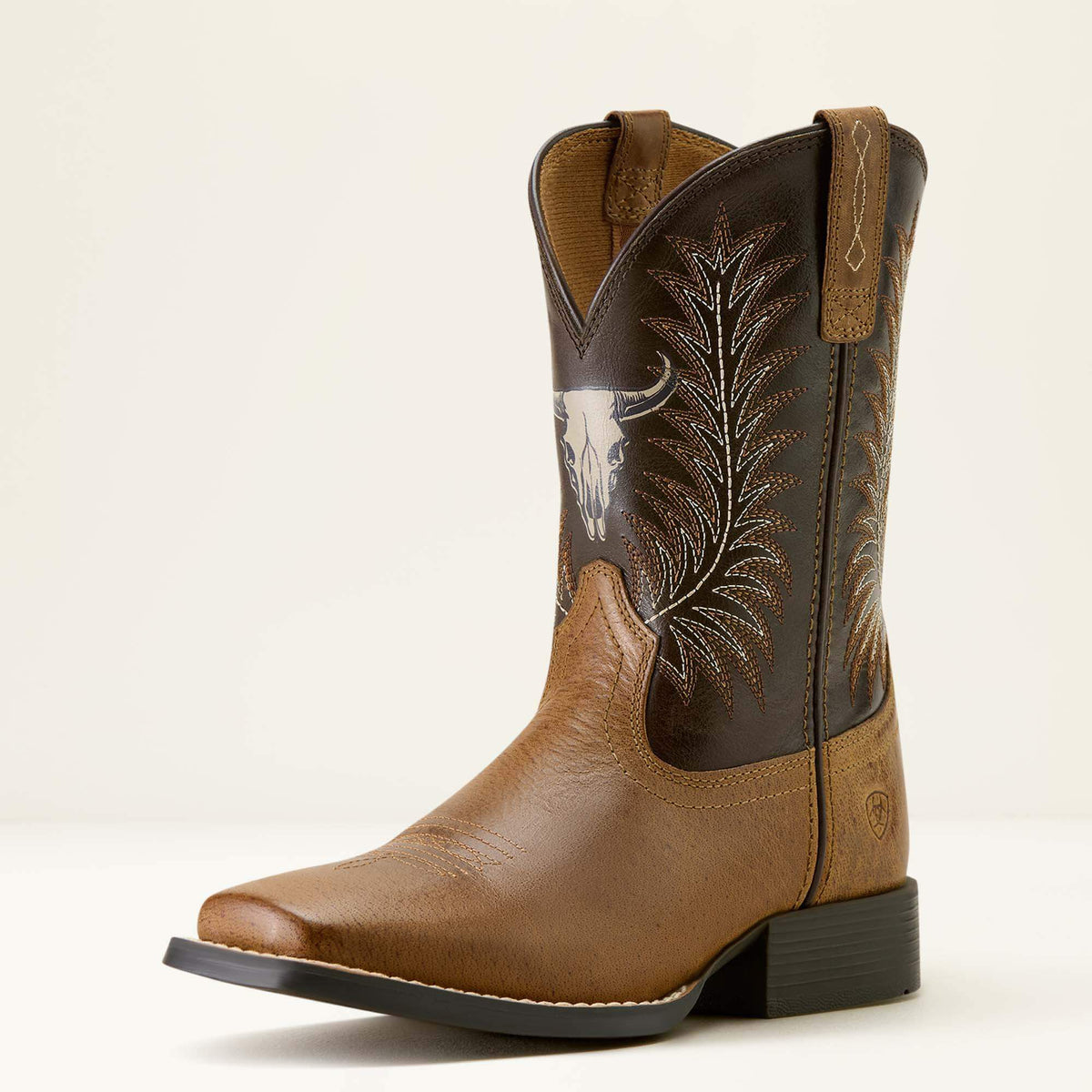 Kids Stampede Wide Square Toe Western Boot | Ariat Online