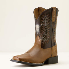 Kids Stampede Wide Square Toe Western Boot | Ariat Online