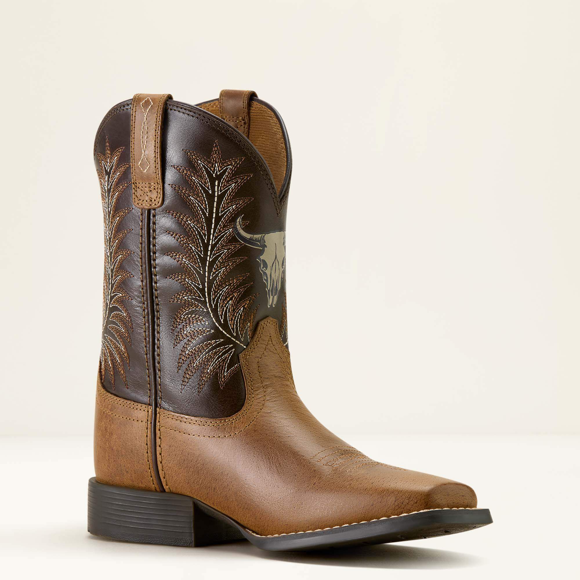 Kids Stampede Wide Square Toe Western Boot | Ariat Online