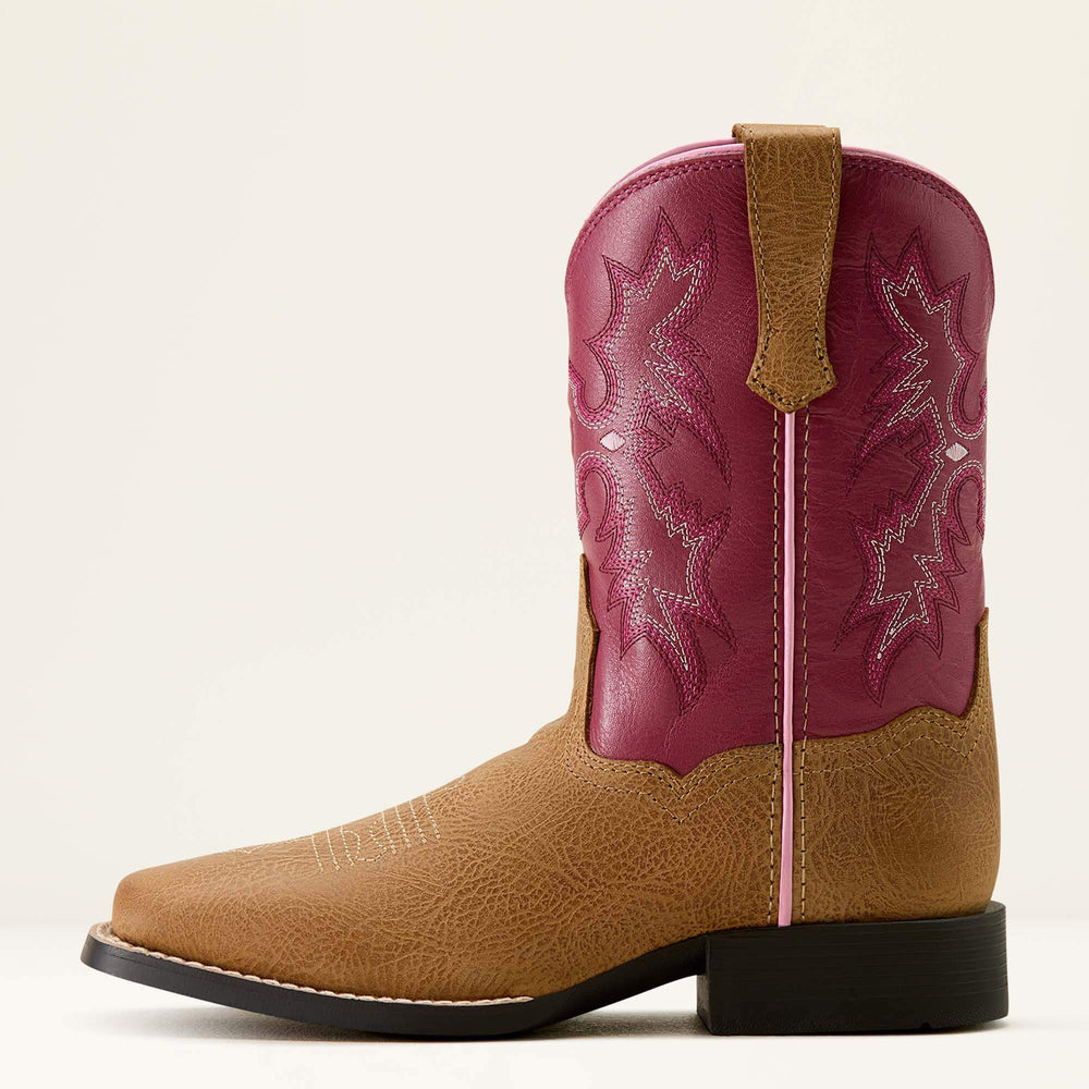Kids Tombstone Wide Square Toe Western Boot | Ariat Outlet