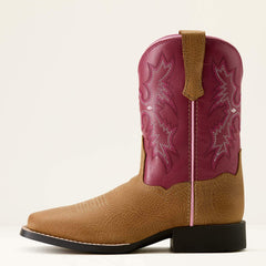 Kids Tombstone Wide Square Toe Western Boot | Ariat Outlet
