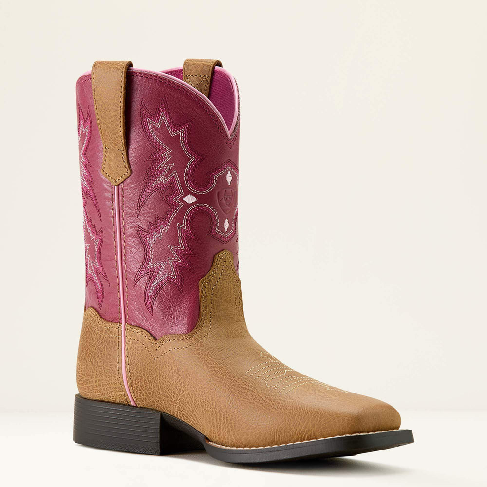 Kids Tombstone Wide Square Toe Western Boot | Ariat Outlet