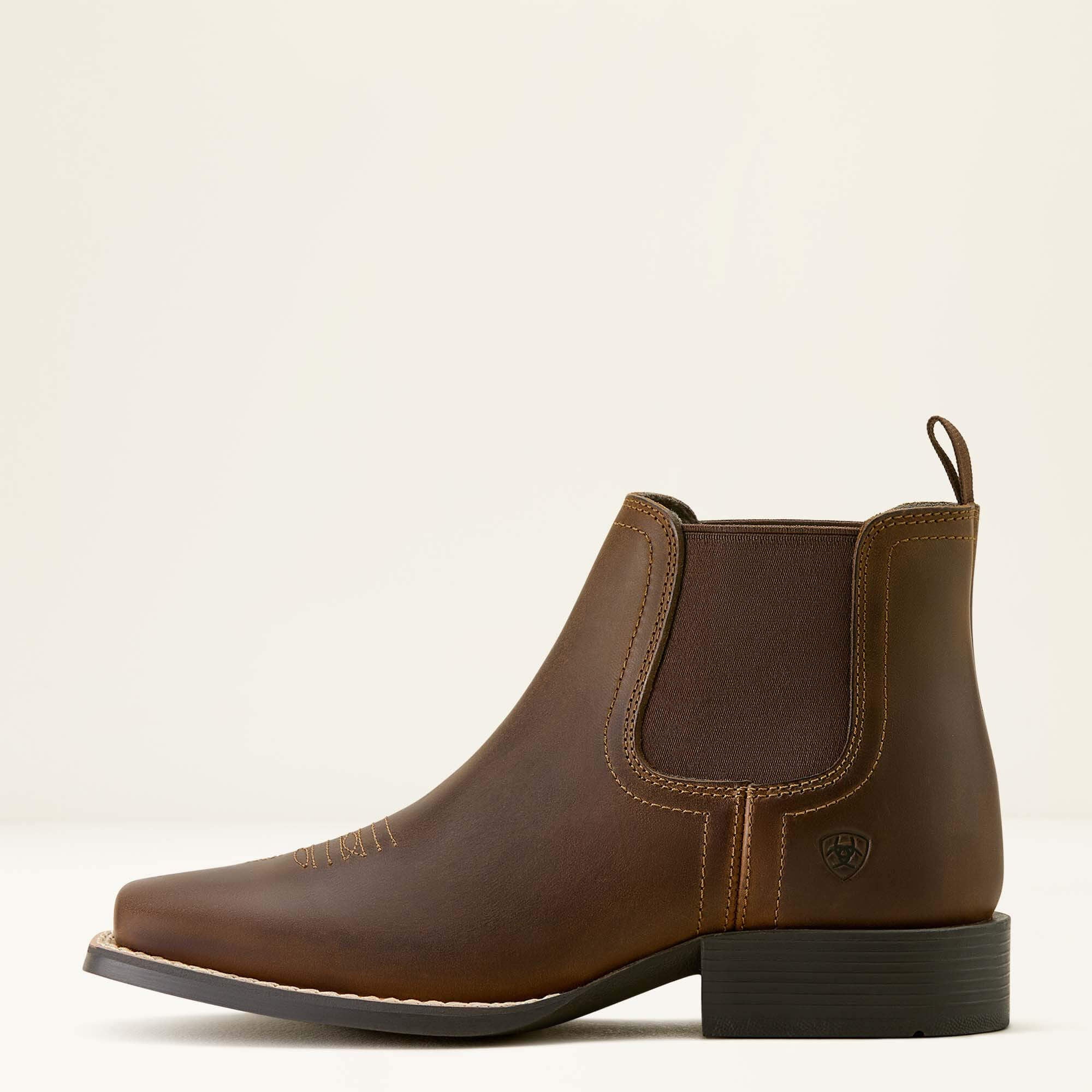 Kids Booker Chelsea Wide Square Toe Western Boot | Ariat on sale