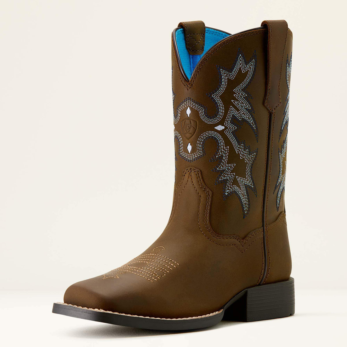 Kids Tombstone Wide Square Toe Western Boot | Ariat for sale