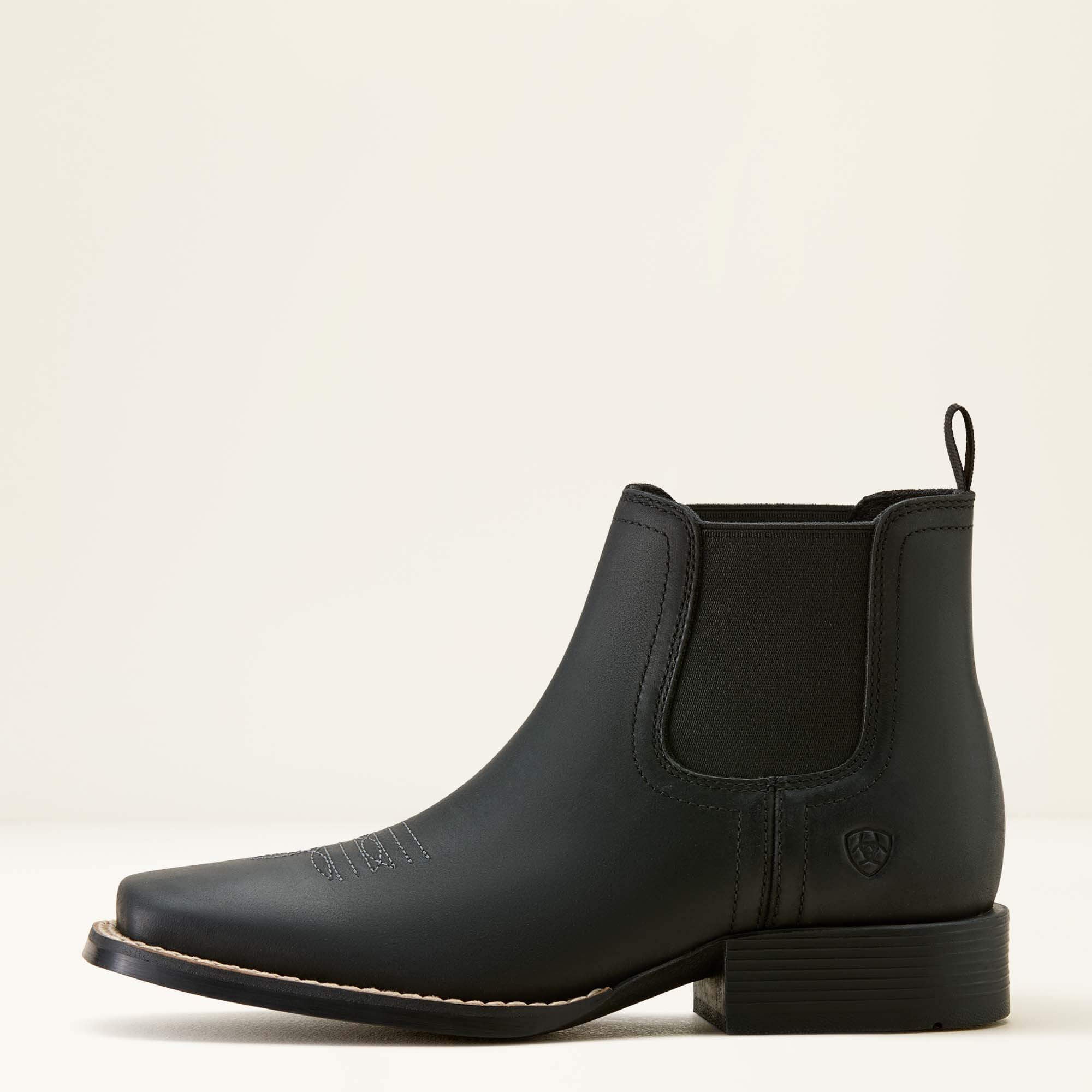 Kids Booker Chelsea Wide Square Toe Western Boot | Ariat Online