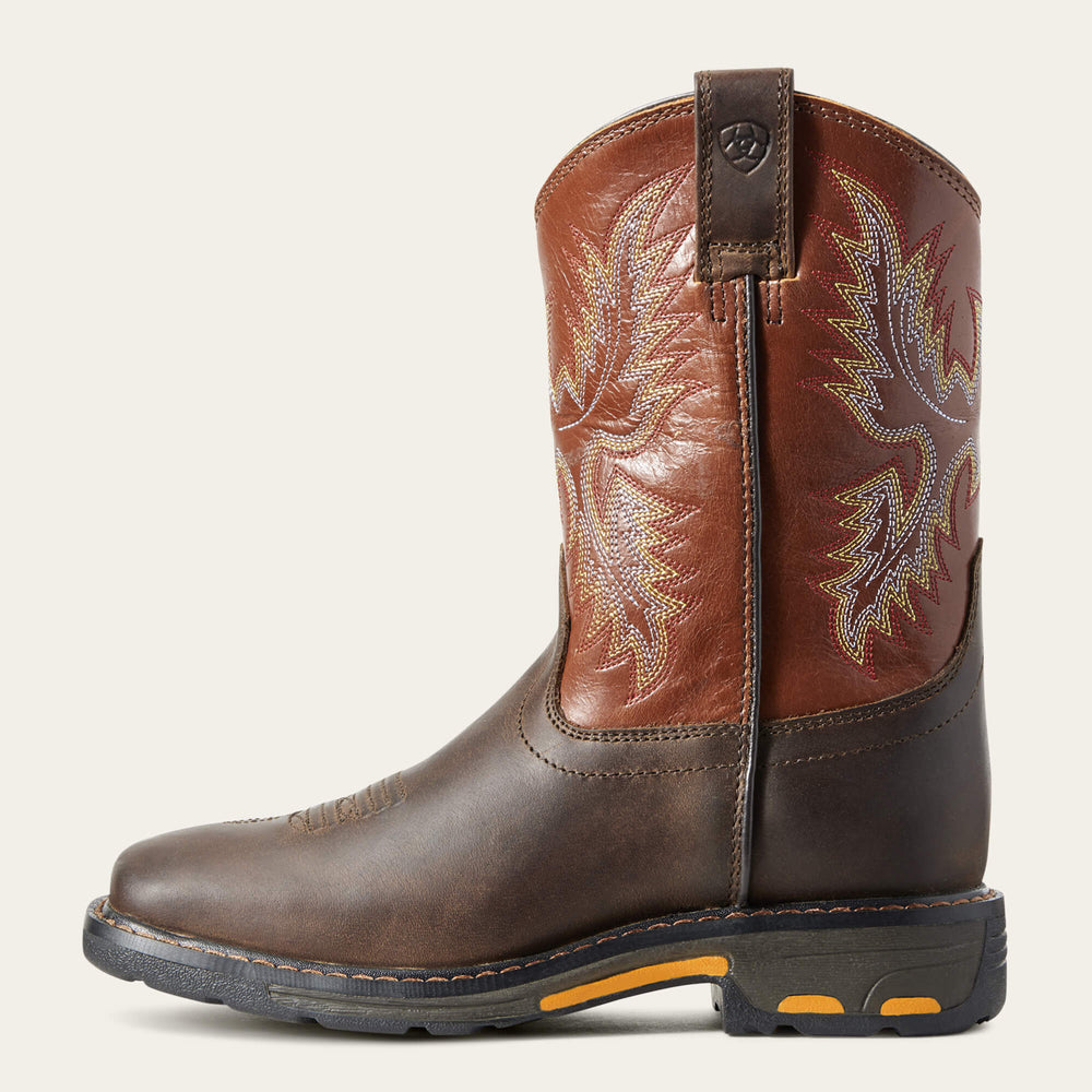 Kids WorkHog Wide Square Toe Boot | Ariat