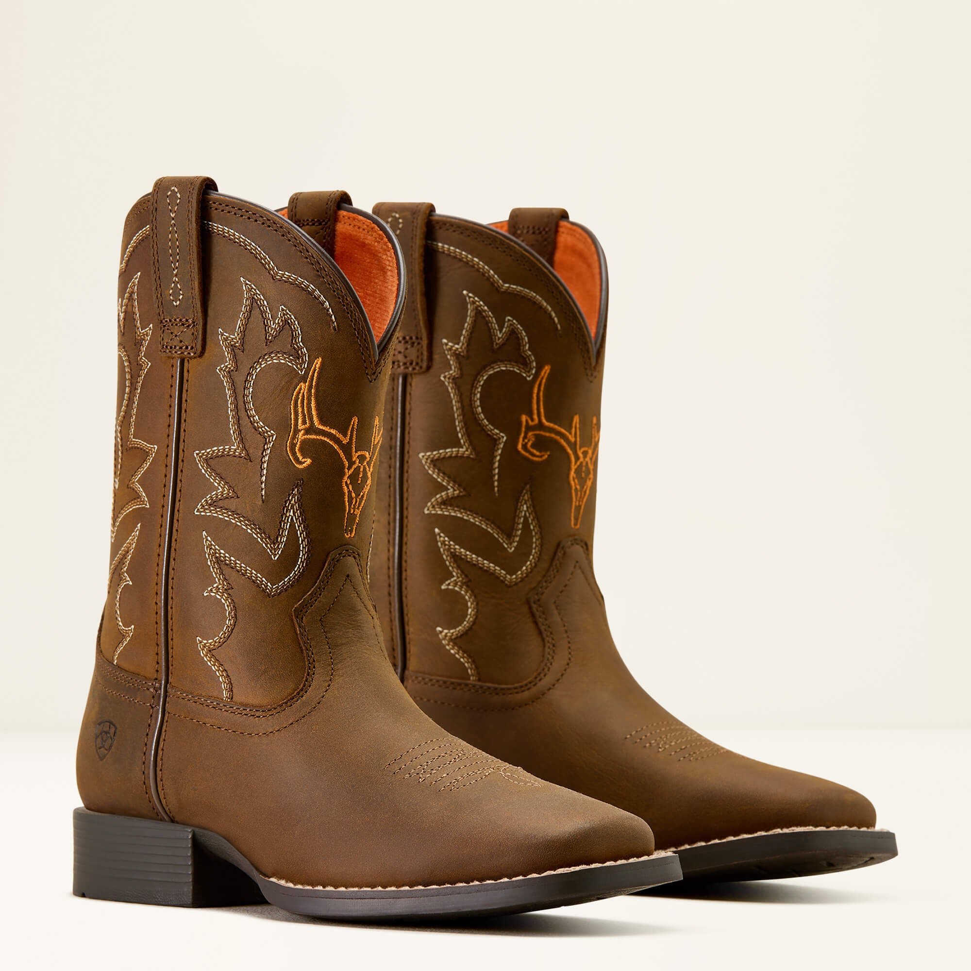 Kids Deer Ridge Wide Square Toe Western Boot | Ariat Outlet
