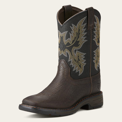 Kids WorkHog Wide Square Toe Boot | Ariat for sale