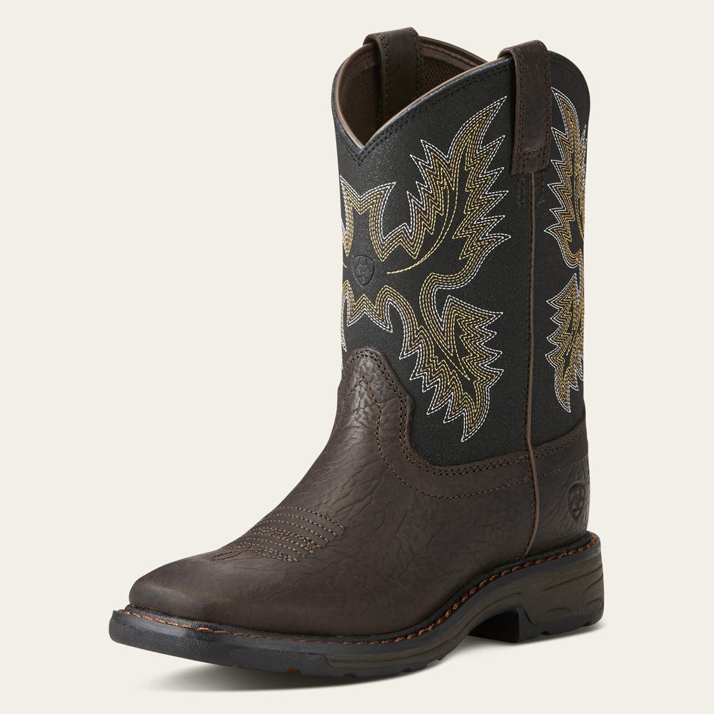 Kids WorkHog Wide Square Toe Boot | Ariat for sale